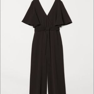 H&M black long jumpsuit